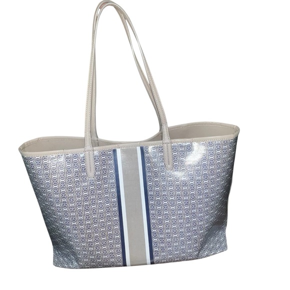 Tory Burch Gemini Link Tote and Wallet Set French Gray - Picture 2 of 16